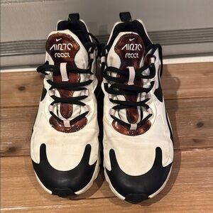 Nike Air 270 React Black and White Sneakers